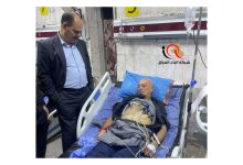 Photo of مؤيد اللامي رئيس اتحاد الصحفيين العرب ونقيب الصحفيين العراقيين يوجه بعلاج الصحفي فراس الحمداني الذي أصيب بجلطة دماغية